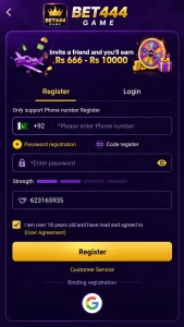 BET444 Game Download Real Money App In Pakistan 2026 3