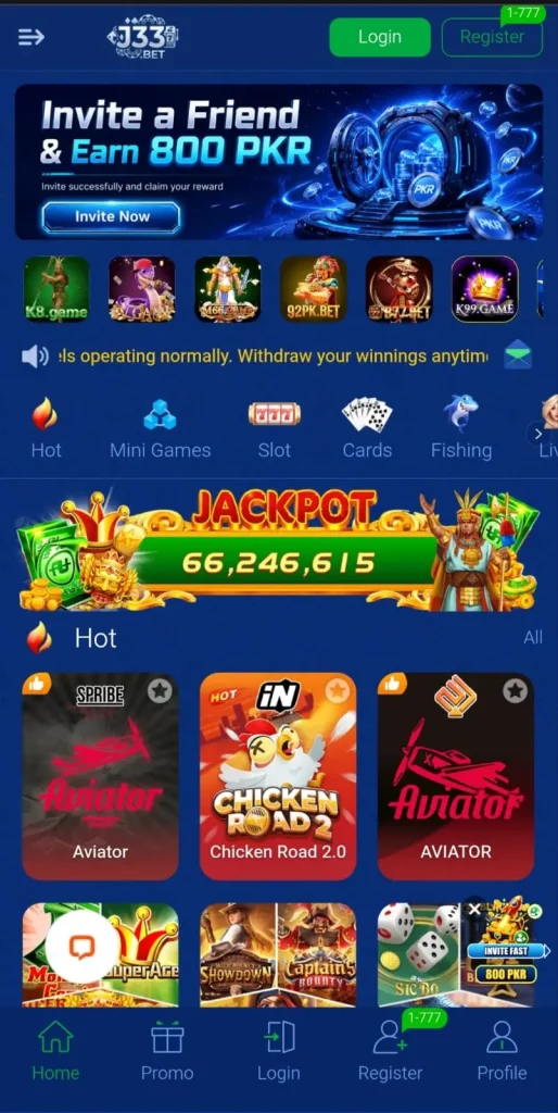 J33BET Game Download Latest Version App In Pakistan 2026 2 J33BET Game screenshot 1