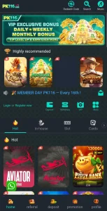 PK116 Game Download Best And Fast Winning App In Pakistan 1